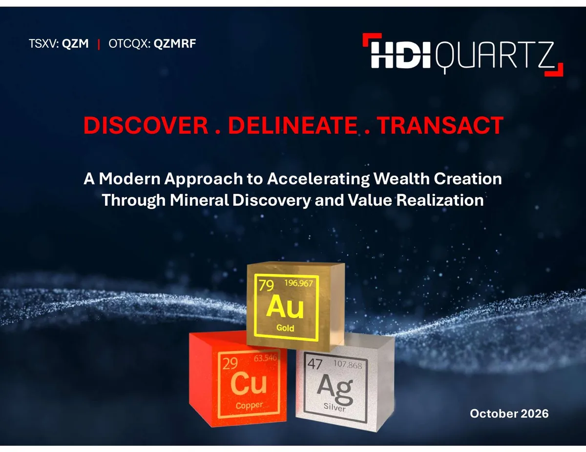 Investor Presentation cover